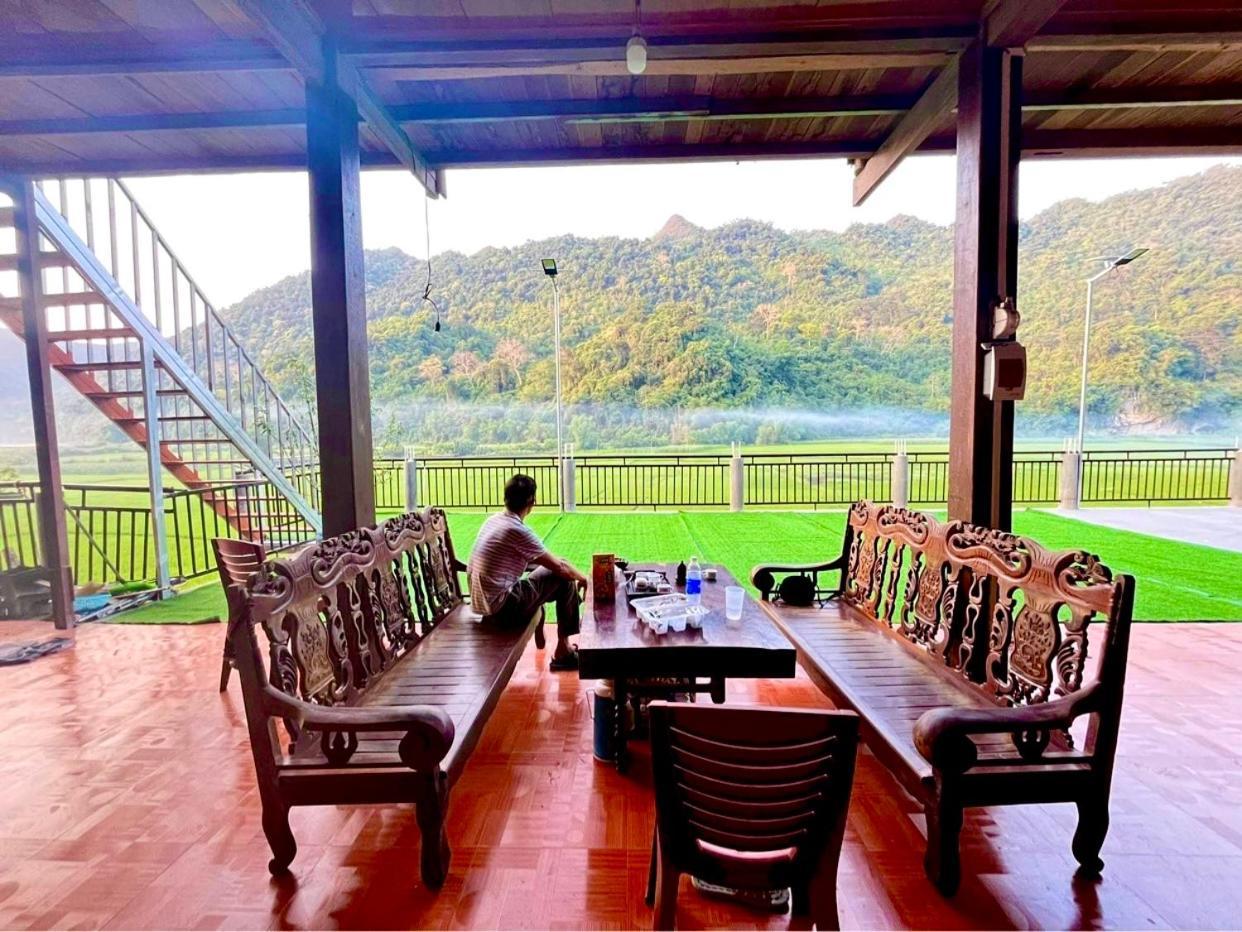 Ba Be Homestay - Nha Nghi Tran Thuc バックカン エクステリア 写真